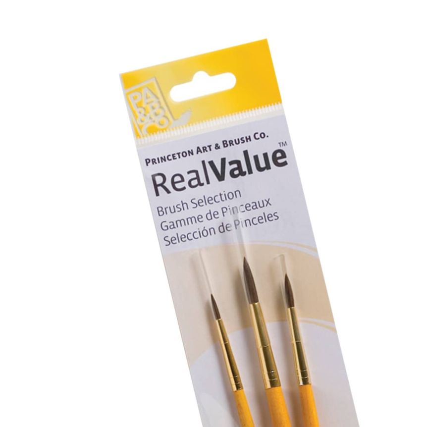 Princeton Brush Real Value 3-Brush Set