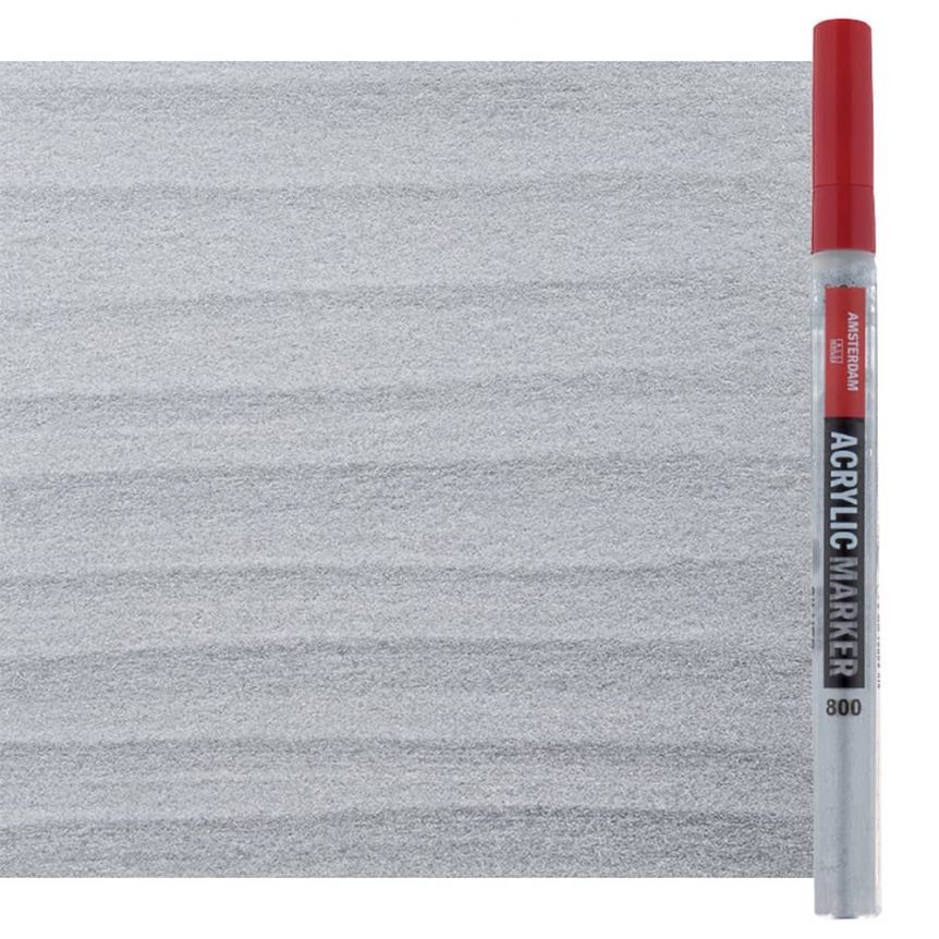 Amsterdam Acrylic Marker 2 mm Silver