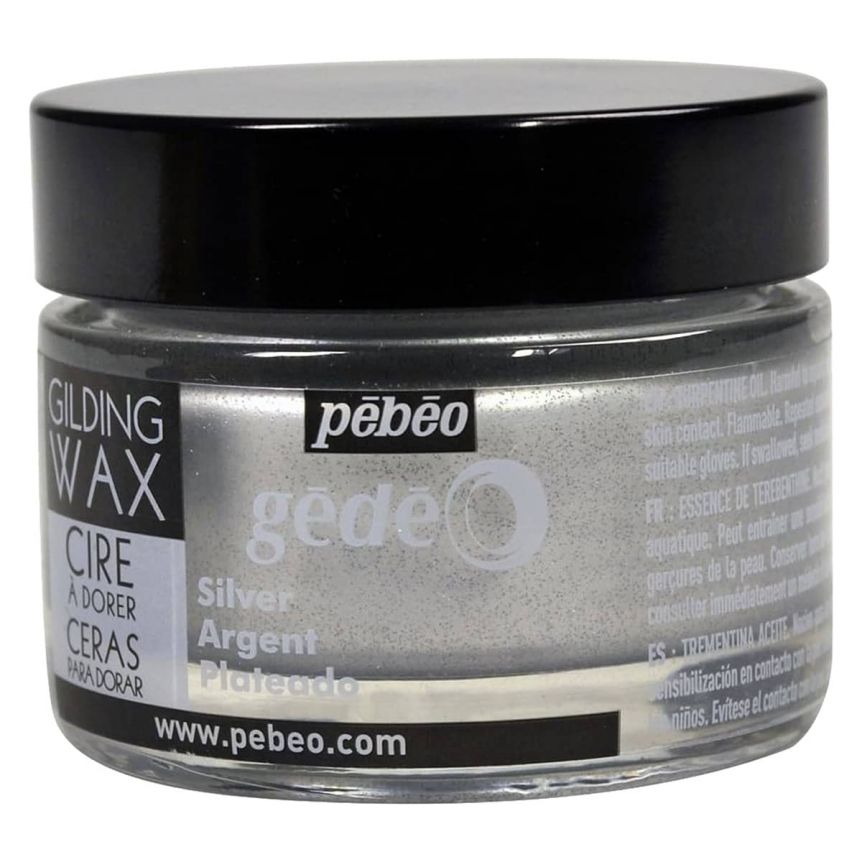 Pebeo Gedeo Gilding Wax - Silver, 30ml
