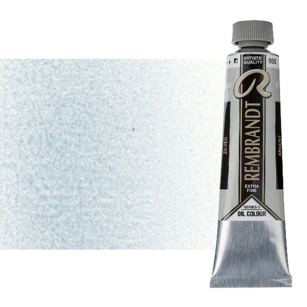 Rembrandt Extra-Fine Artists' Oil - Silver, 40ml Tube