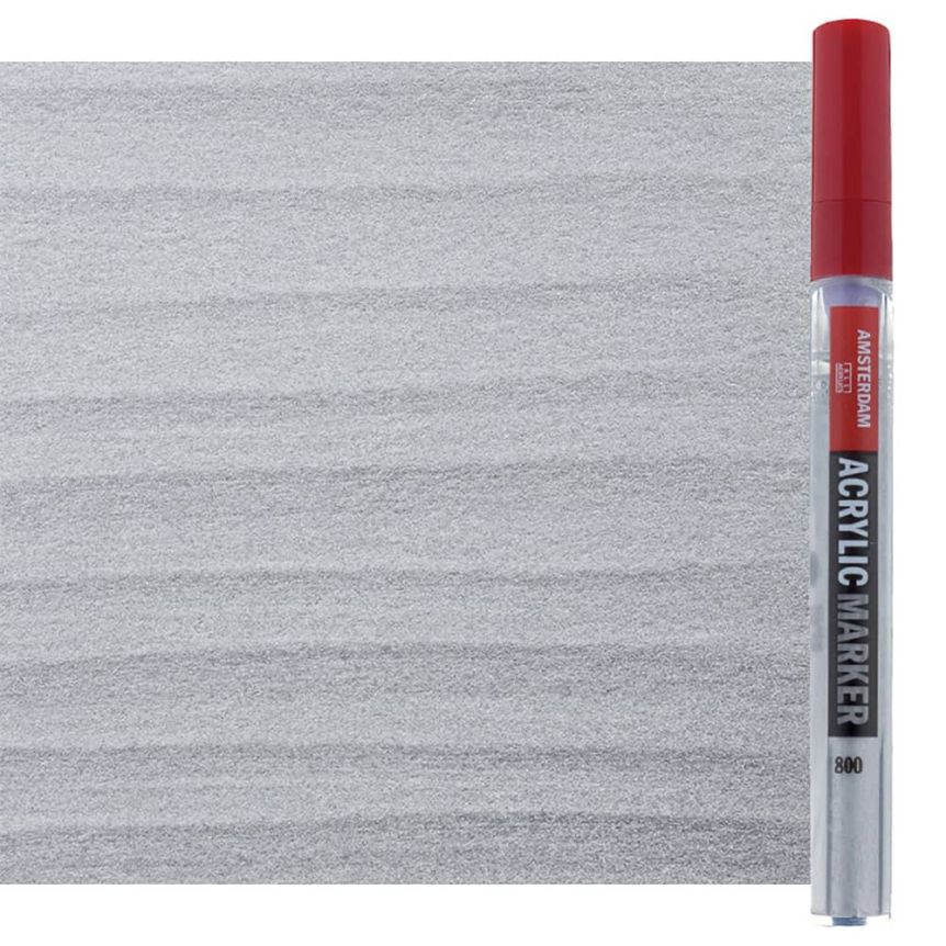 Amsterdam Acrylic Marker 4 mm Silver