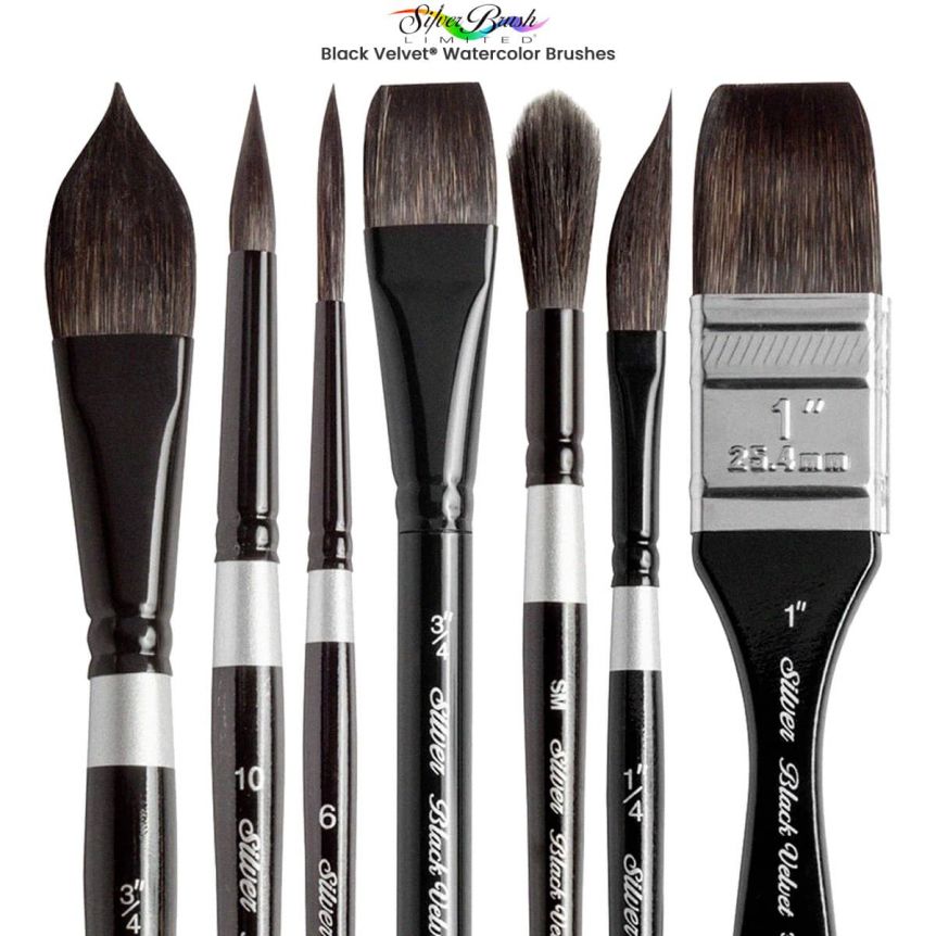 Silver Brush Black Velvet® Watercolor Brushes