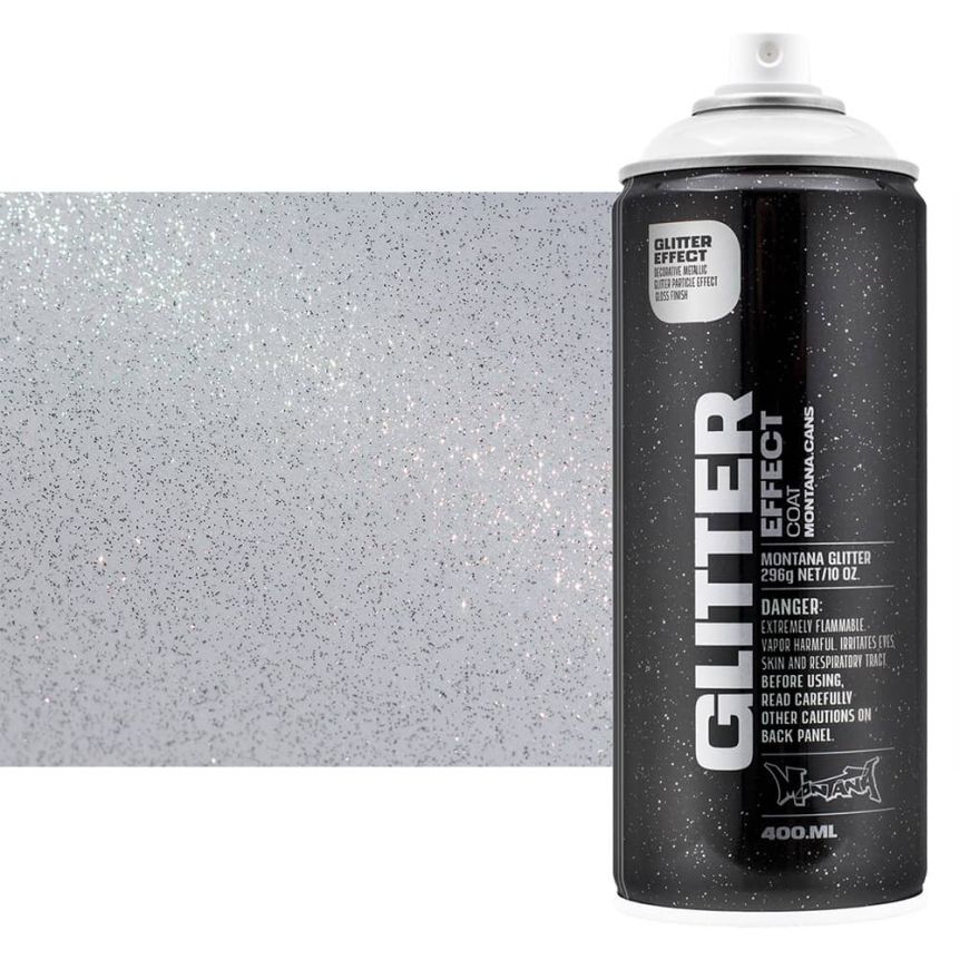 Montana Cans GLITTER EFFECT Semi-Gloss Glitter Silver Glitter Spray Paint  (NET WT. 10.44-oz) Lowes.c…