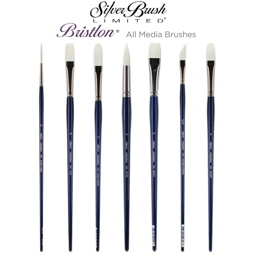 Silver Brush Bristlon All Media Brushes