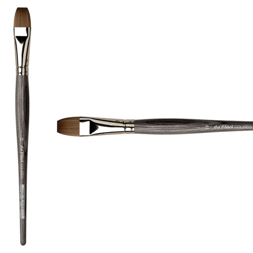 Da Vinci Colineo Series 5522 Synthetic Kolinsky Brush, Size 16 Flat