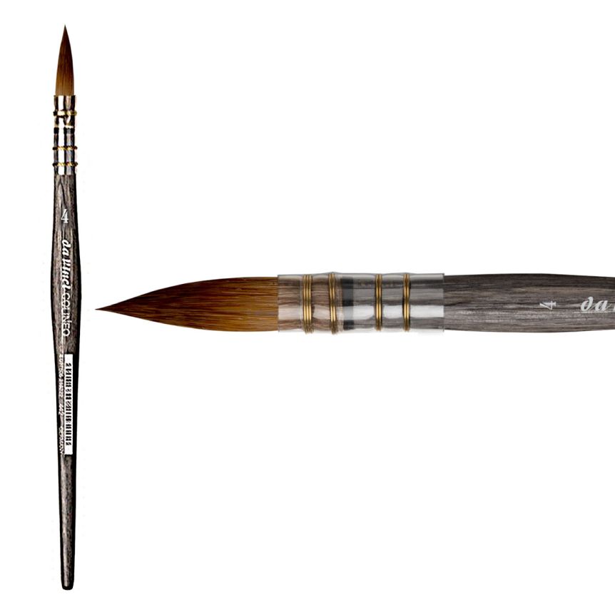 Colineo Series 442 Synthetic Kolinsky - Size 4, Quill