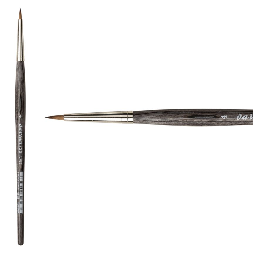 Colineo Series 5526 Synthetic Kolisnky Brush - Size #4, Extra Short Retouch