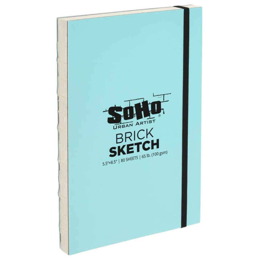 SoHo Brick Sketch Paper Journal 5.5x8.5in 100gsm, 80 Sheets