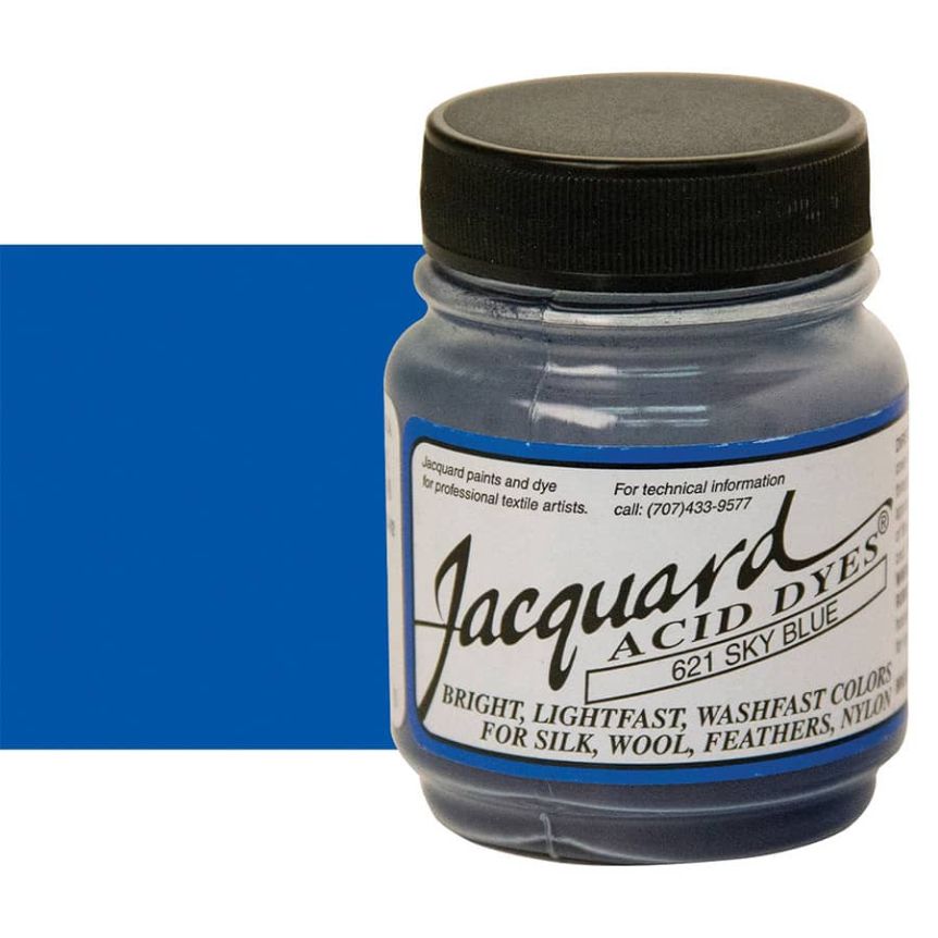 Jacquard Acid Dye 1/2 oz Sky Blue