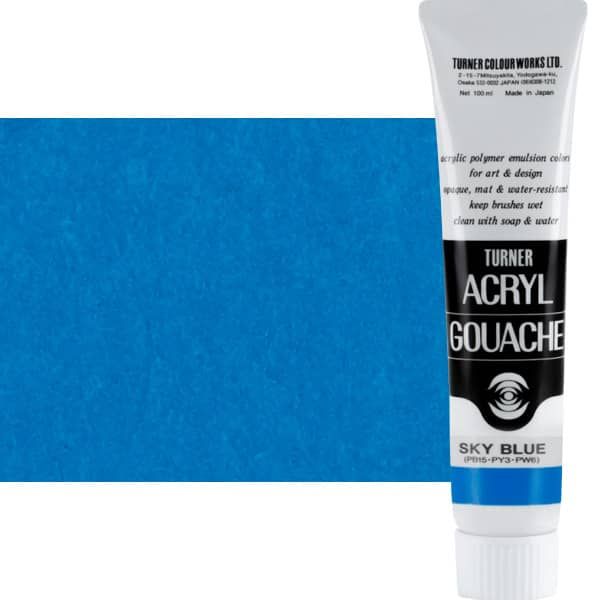 Turner Artist Acryl Gouache - Sky Blue, 100ml