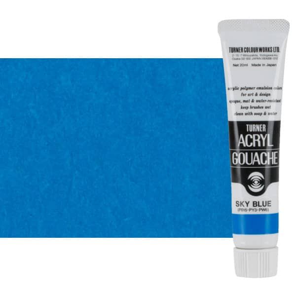 Turner Artist Acryl Gouache - Sky Blue, 20ml