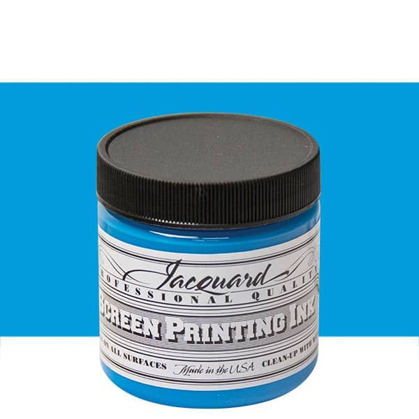Jacquard Screen Printing Ink 4 oz Jar - Sky Blue