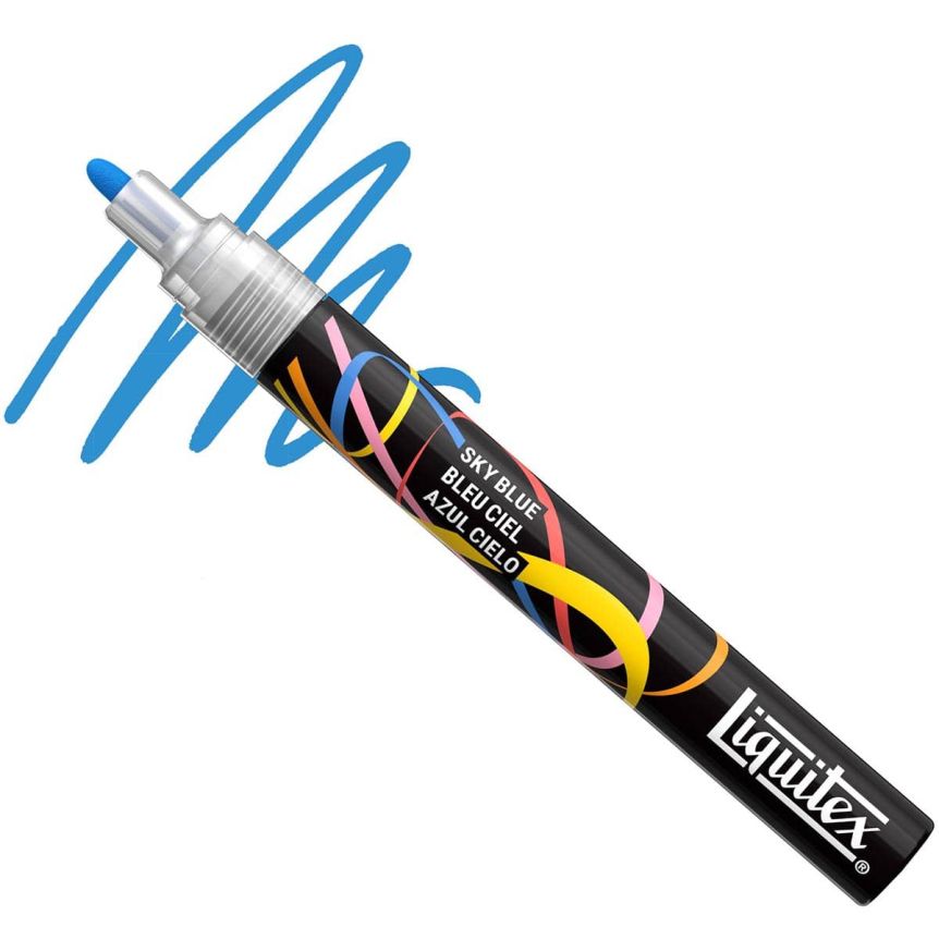 Liquitex Marker - Sky Blue, Bullet Tip, 2 mm