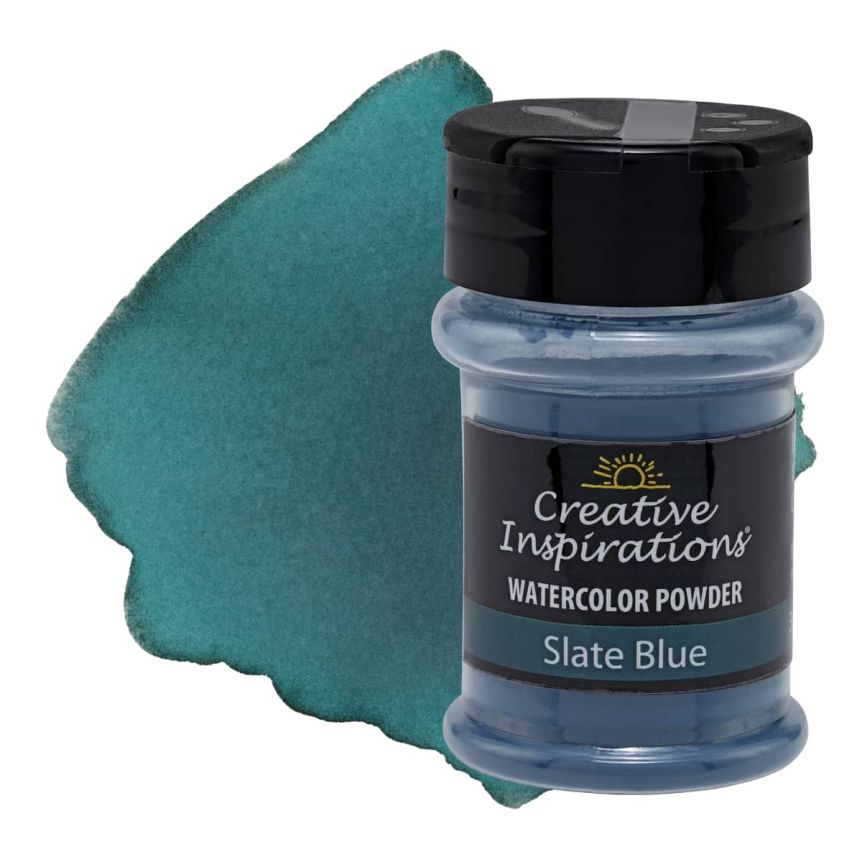 Creative Inspirations Watercolor Powder - Slate Blue, 38 grams