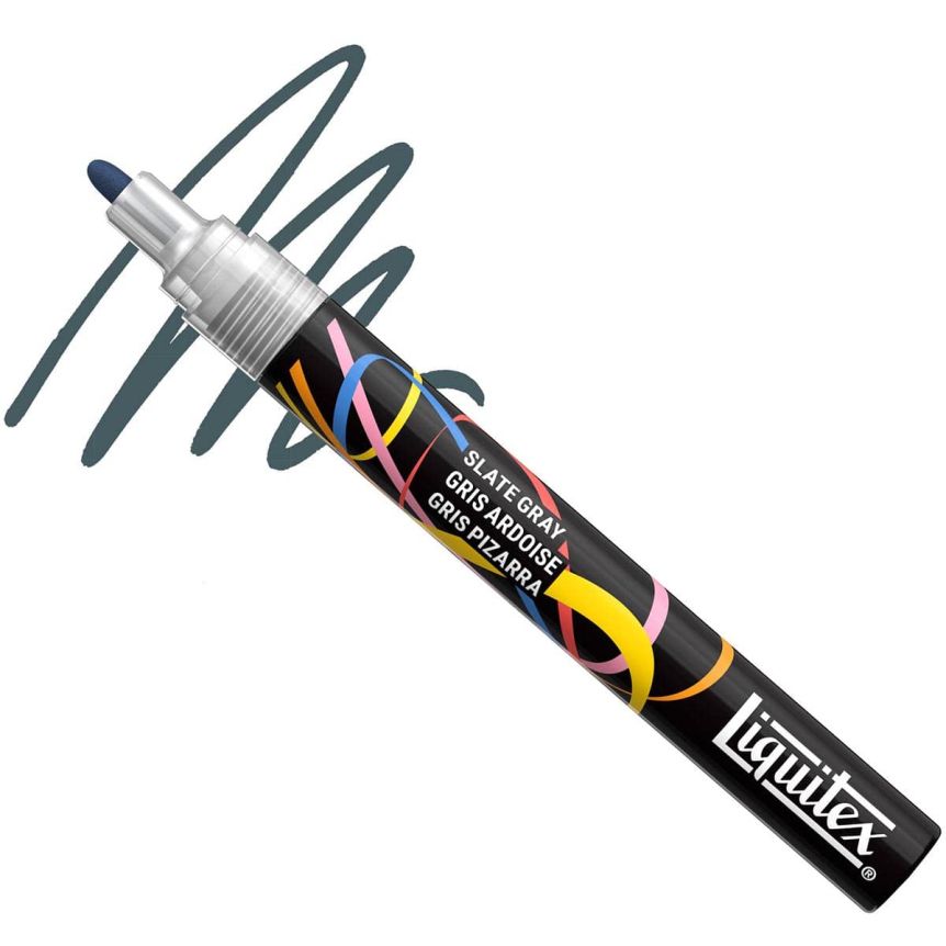 Liquitex Marker - Slate Gray, Bullet Tip, 2 mm