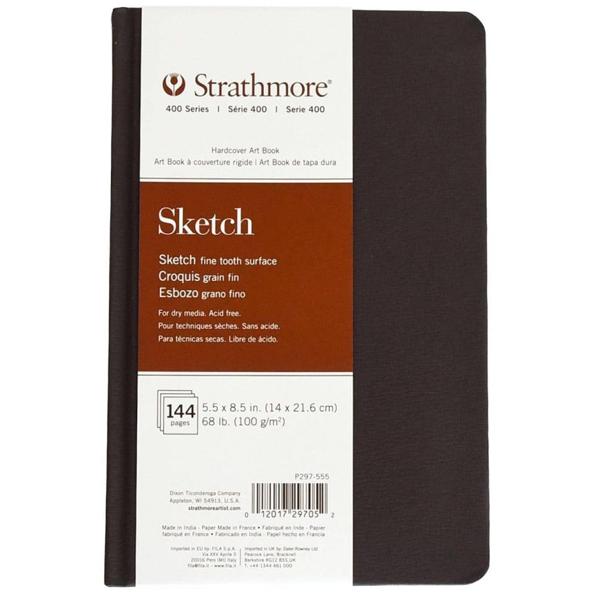 Strathmore 400 Series Sketch Hardbound Art Book, 5-1/2" x 8-1/2"