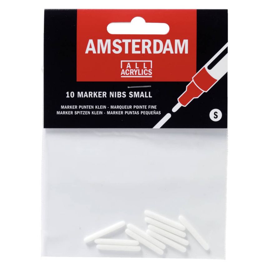 Amsterdam Acrylic Marker - Small Nibs (Pack of 10), 2mm