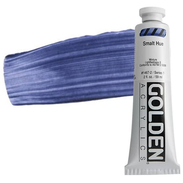 GOLDEN Heavy Body Acrylic 2 oz Tube - Smalt Hue