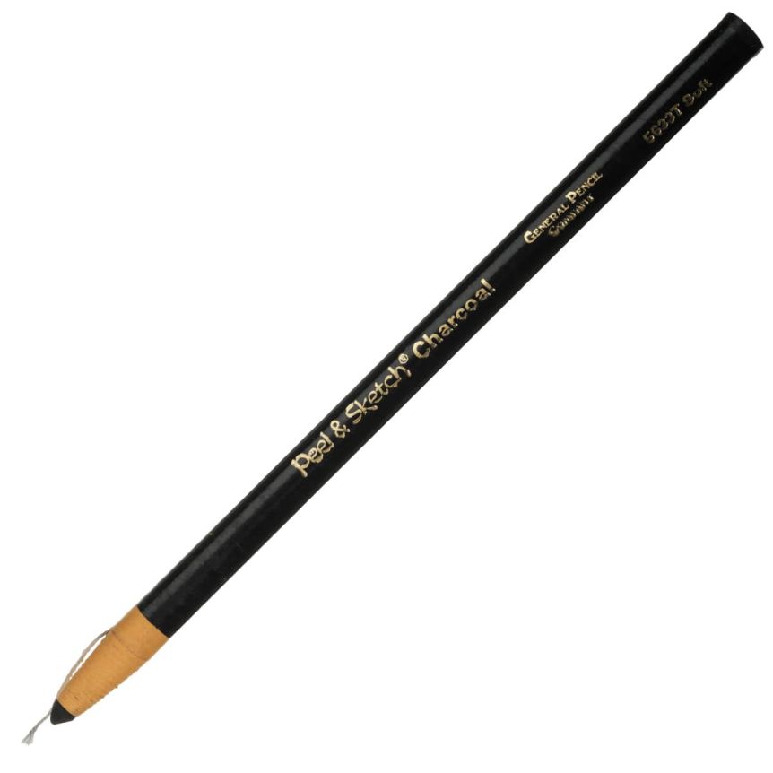 General's Peel & Sketch Charcoal Pencil - Soft