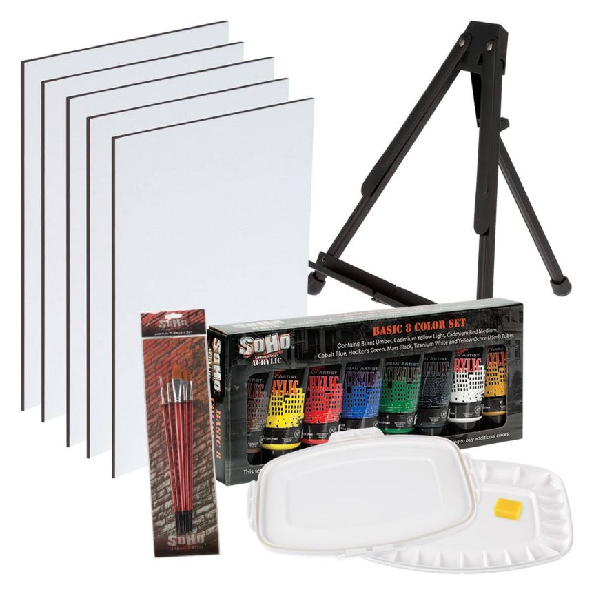 SoHo Complete Acrylic Home Studio Value Set