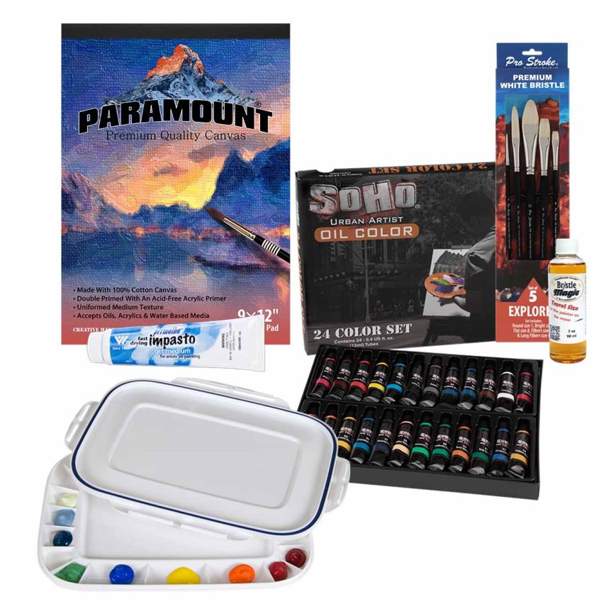 Artists Oil Painting Starter Set