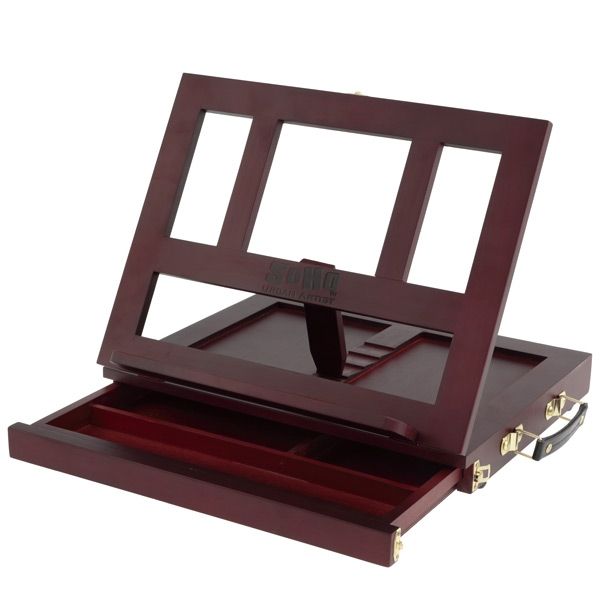 SoHo Portable Wood Table and Desk Easel 