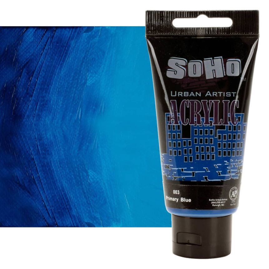 SoHo Urban Artists Heavy Body Acrylic Primary Blue 75ml