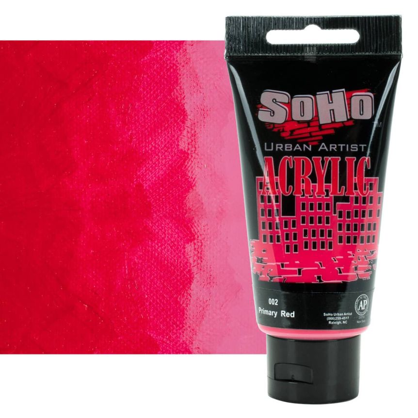SoHo Urban Artists Heavy Body Acrylic Primary Red 75ml