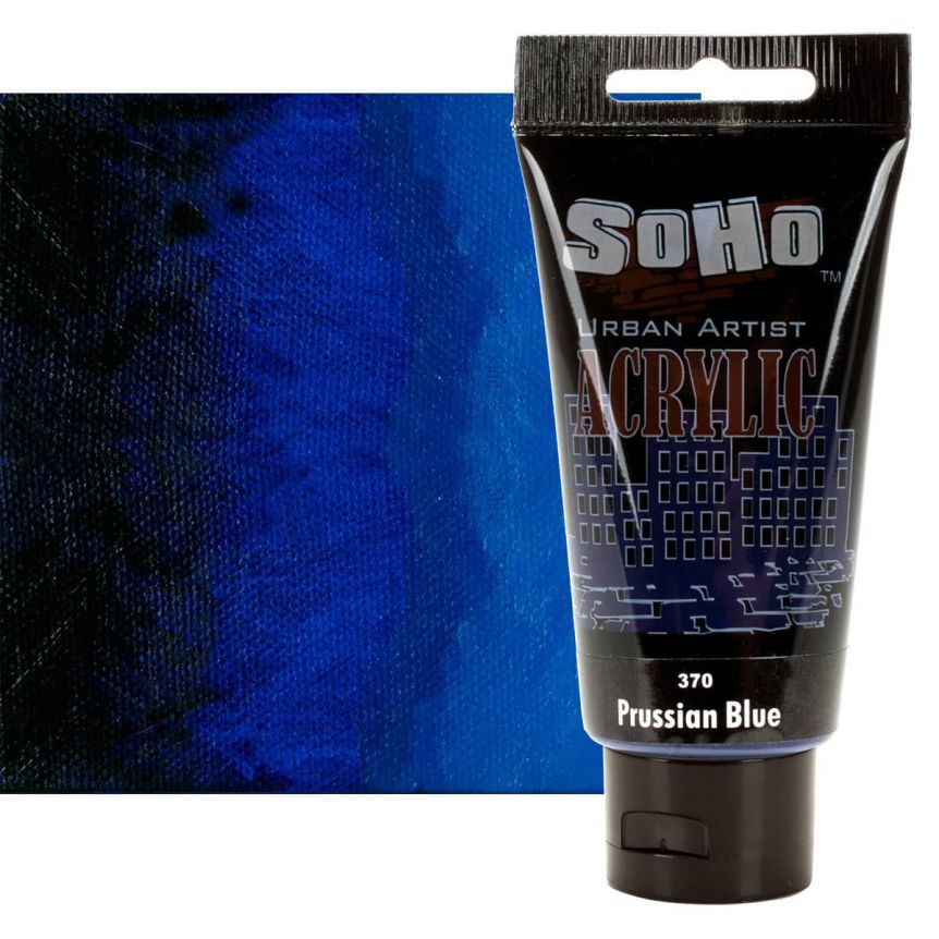 SoHo Urban Artists Heavy Body Acrylic Prussian Blue 75ml