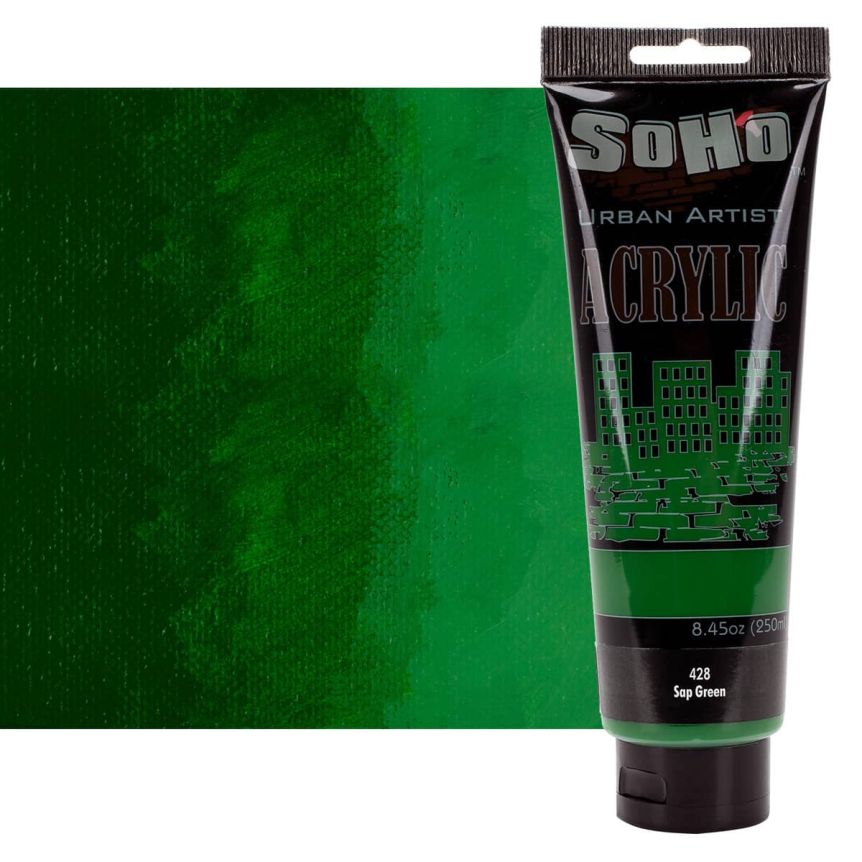 SoHo Urban Artists Heavy Body Acrylic Sap Green 250ml