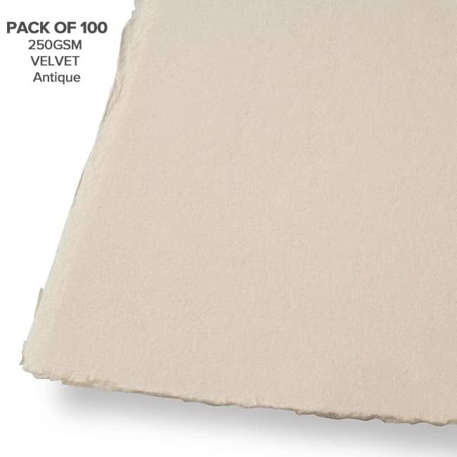 Somerset Velvet Printmaking Paper 22x30" Antique 250gsm 100-Pack