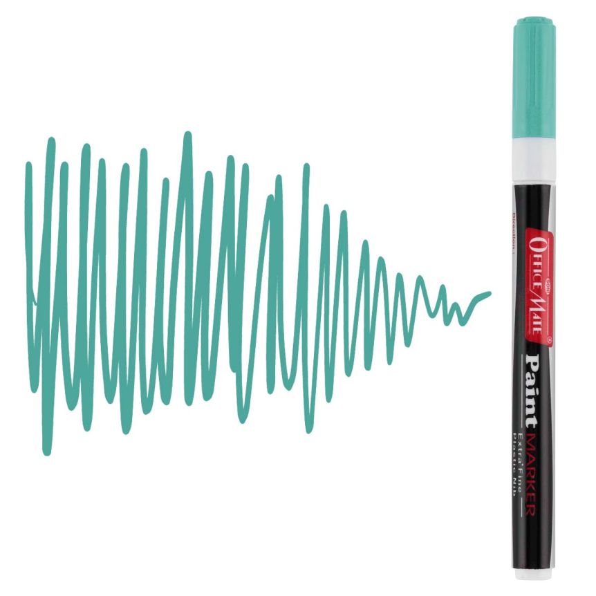 Office Mate Extra-Fine Point Paint Marker - #24 Pastel Turquoise