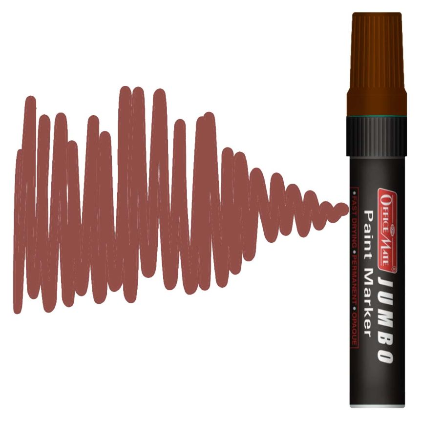 Office Mate Jumbo Paint Marker - #28 Brown