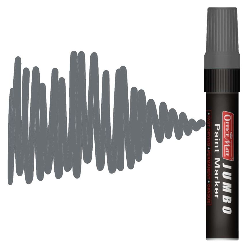 Office Mate Jumbo Paint Marker - #35 Grey
