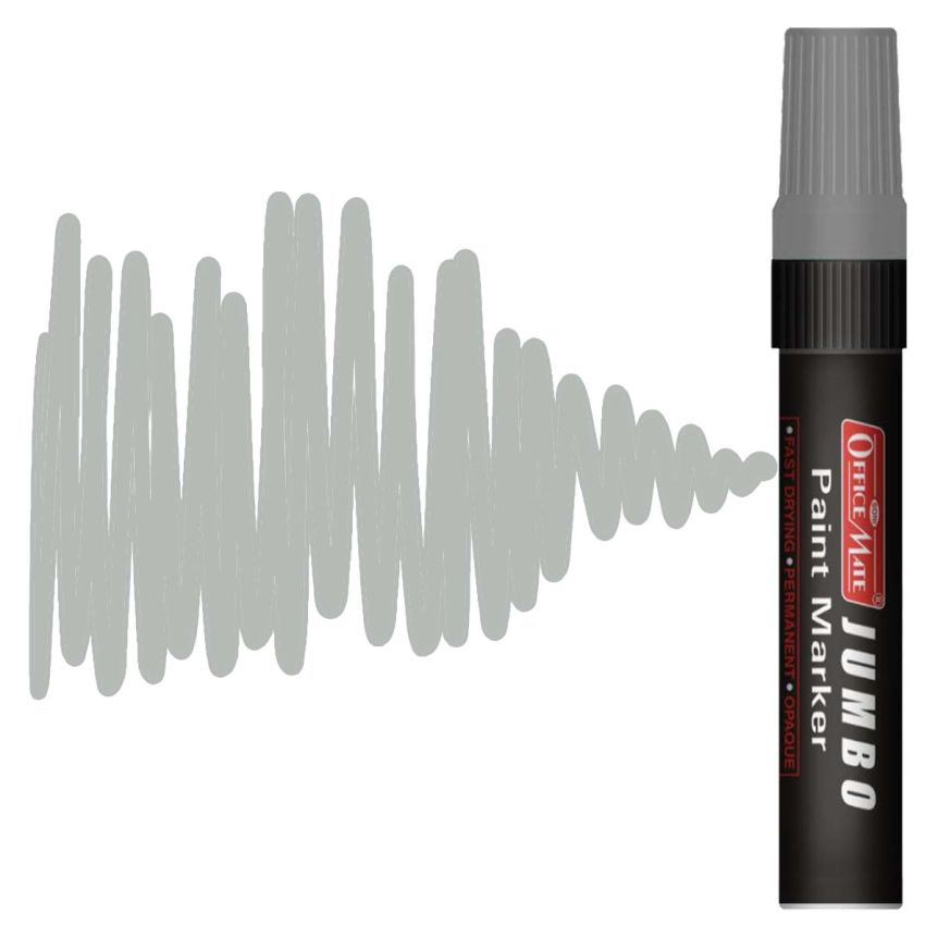 Office Mate Jumbo Paint Marker - #38 Silver