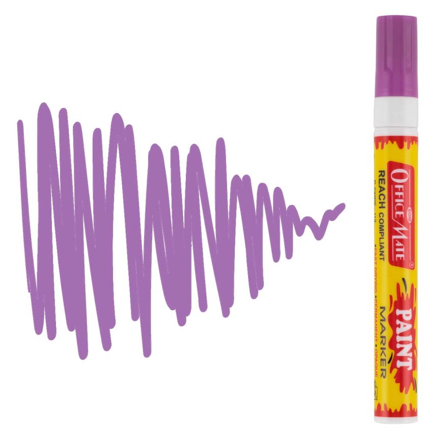 Office Mate Medium Point Paint Marker - #18 Pastel Violet