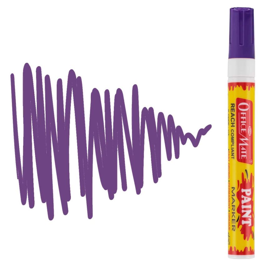 Office Mate Medium Point Paint Marker - #19 Violet