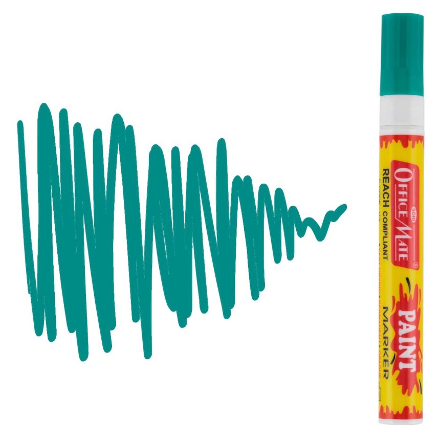 Office Mate Medium Point Paint Marker - #25 Turquoise