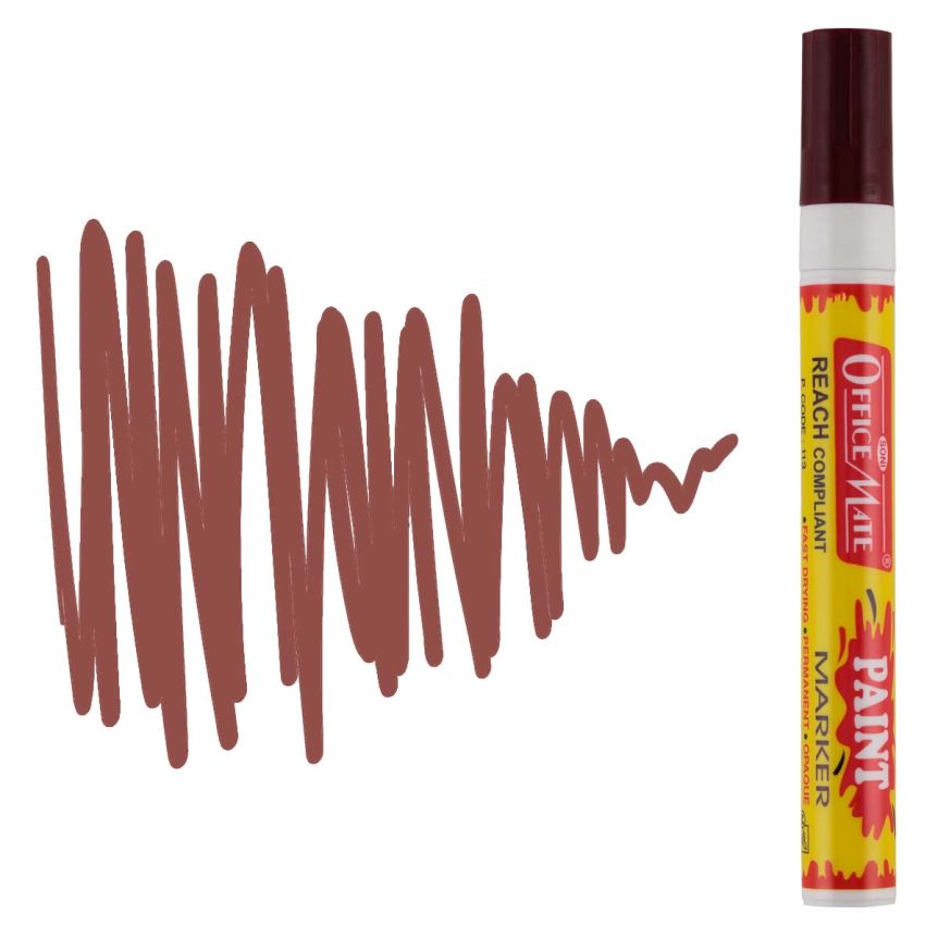 Office Mate Medium Point Paint Marker - #28 Brown