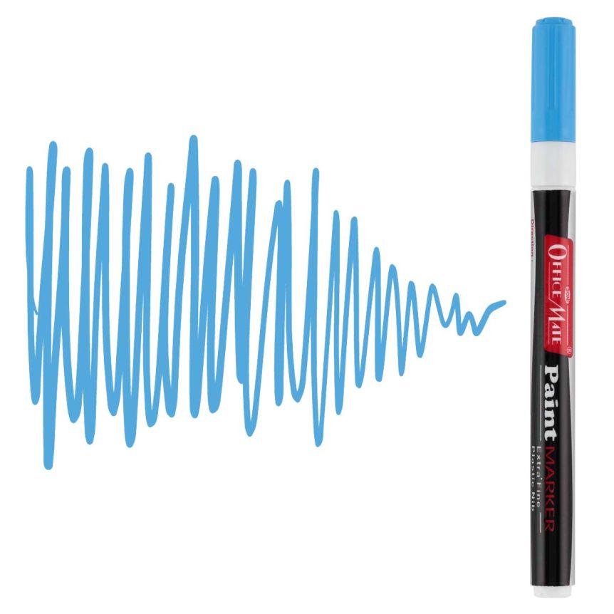 Office Mate Extra-Fine Point Paint Marker - #16 Baby Blue