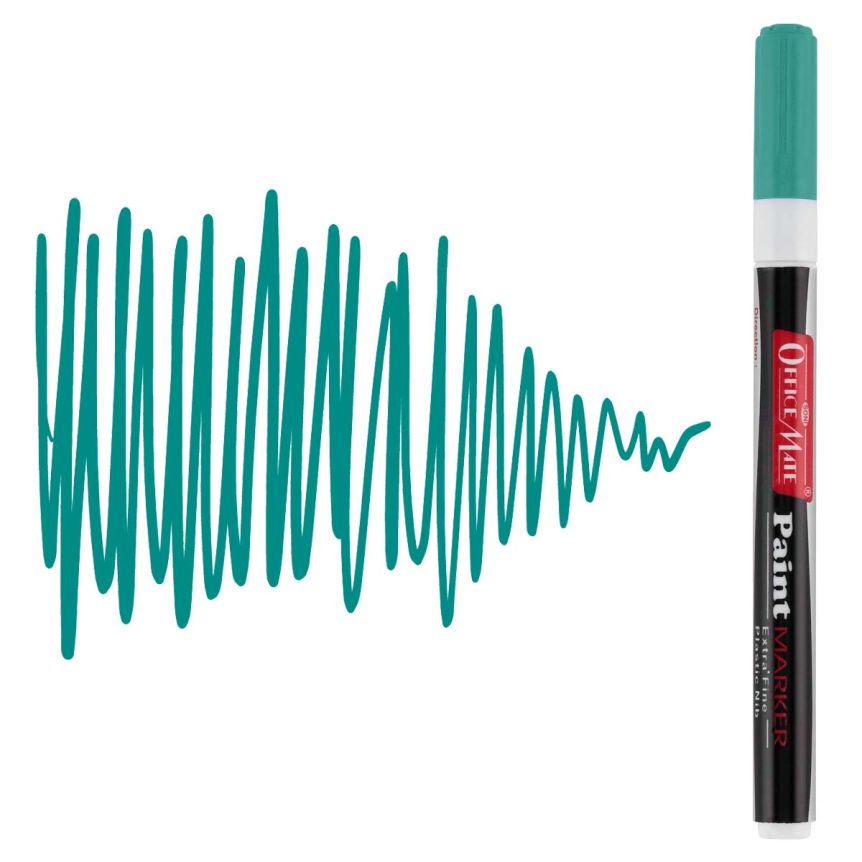  Office Mate Extra-Fine Point Paint Marker - #25 Turquoise