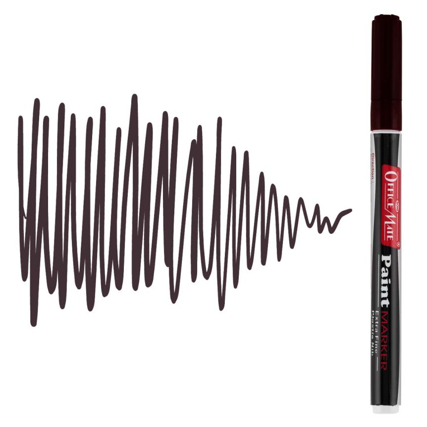Office Mate Extra-Fine Point Paint Marker  - #29 Dark Brown