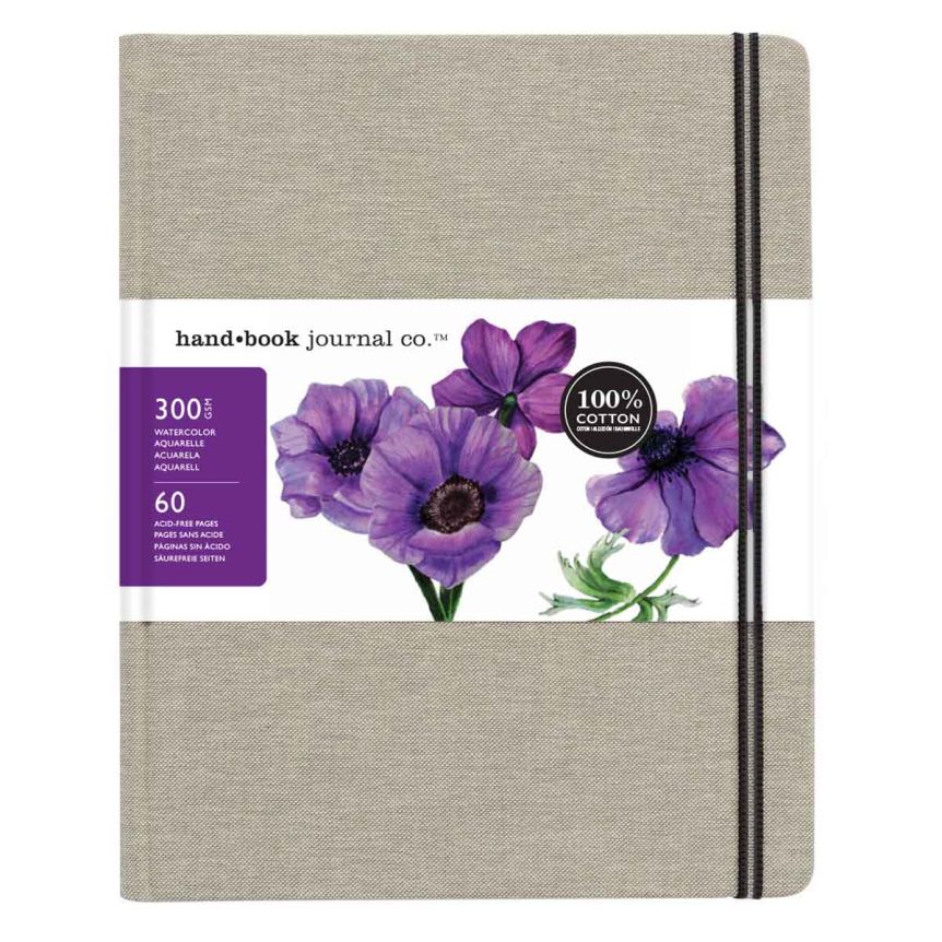 Speedball Fluid 100 Watercolor Grand Portrait Journal 140lb Cold Press, 8.25"x10.5"