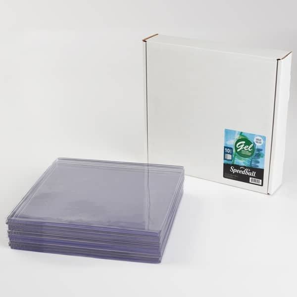 Speedball Gel Printing Plate Pack of 10 12x12"