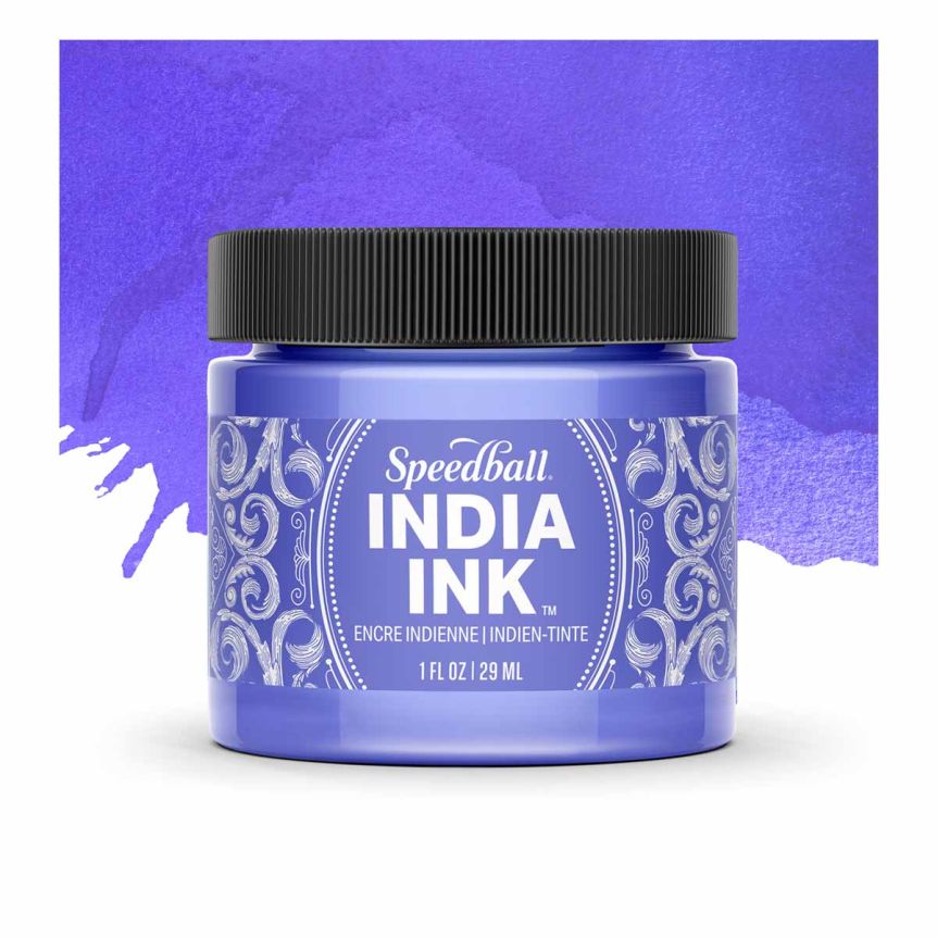 Speedball India Ink Amethyst, 1oz