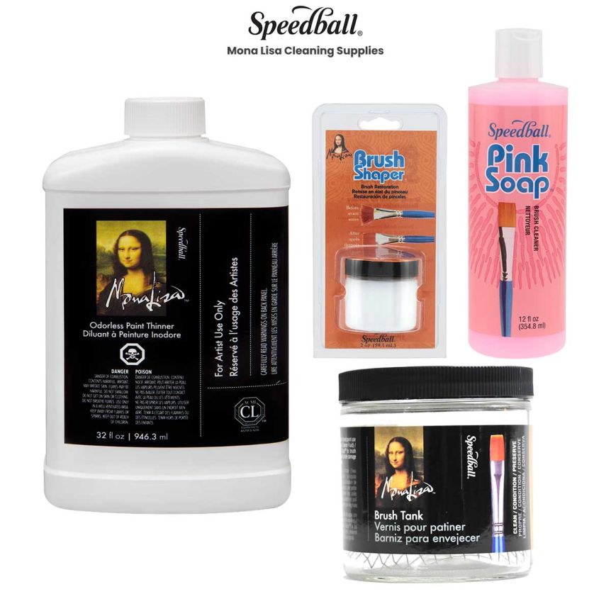 Speedball Mona Lisa Cleaning Supplies