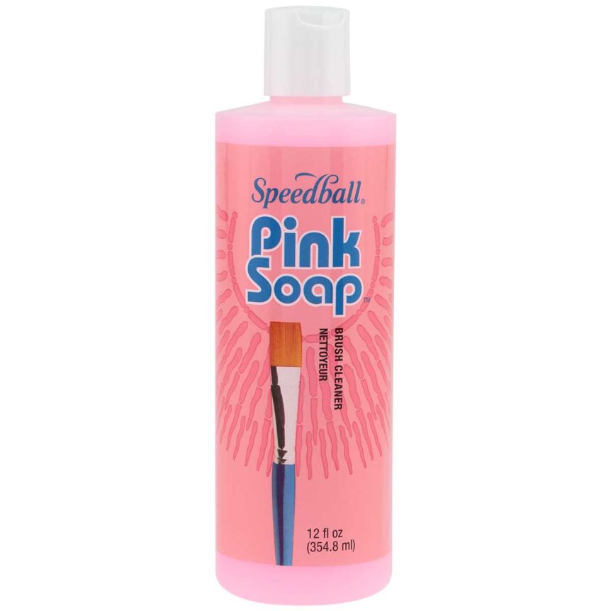 Speedball Pink Soap, 12 oz Bottle | Jerry's Artarama
