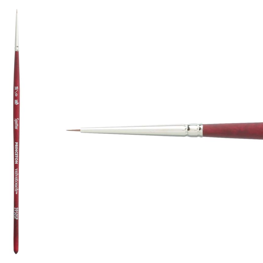 Princeton Velvetouch™ Series 3950 Synthetic Blend Brush #18/0 Spotter