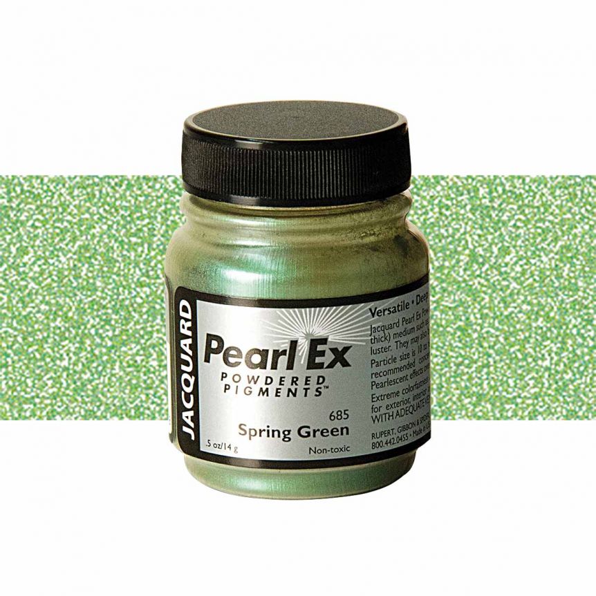 Jacquard Pearl-Ex Powder Pigment - Spring Green .5oz