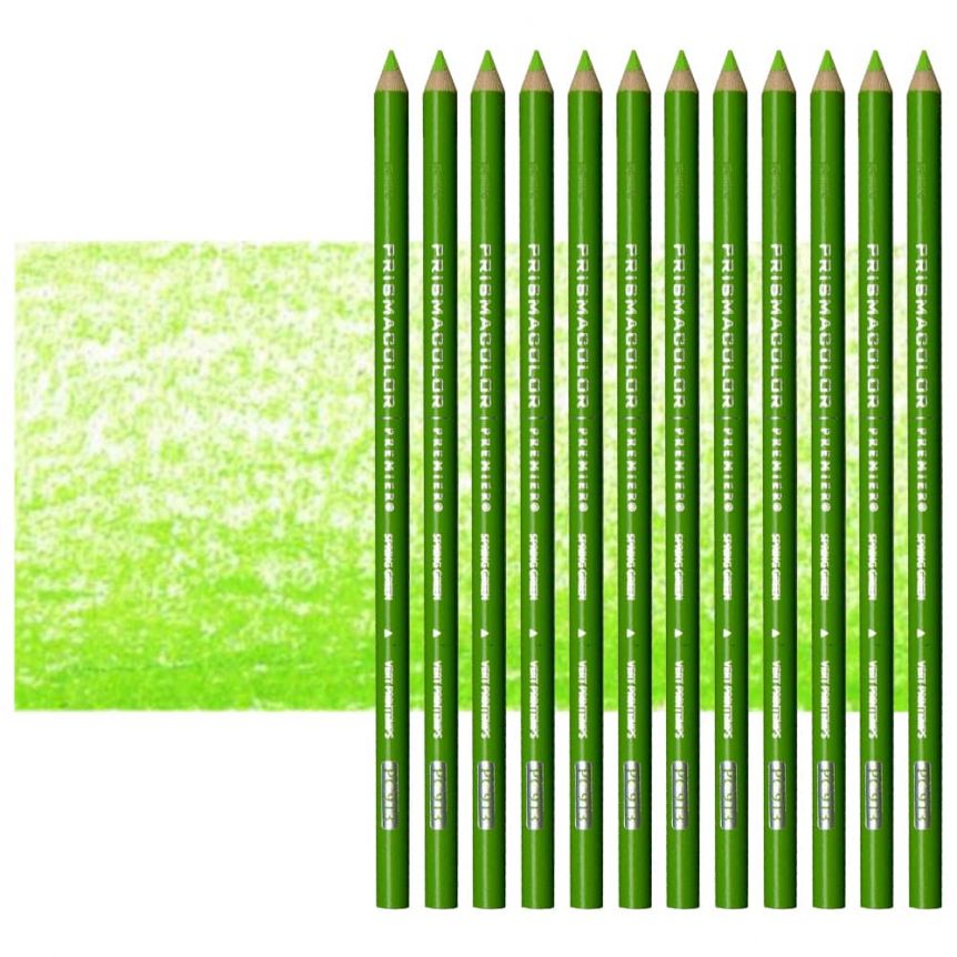 Prismacolor Premier Colored Pencils Set of 12 PC913 - Spring Green	